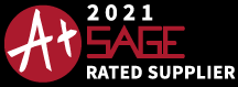 A+ Sage Rated Supplier - 2021